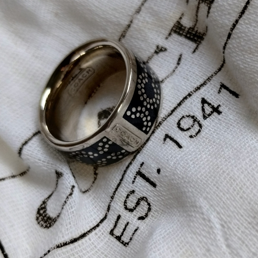 Coach Signature Dot Ring